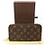 Louis Vuitton Langer Zippy Geldbeutel aus Monogramm-Canvas Braun - Ansicht 2