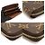 Louis Vuitton Langer Zippy Geldbeutel aus Monogramm-Canvas Braun - Ansicht 6
