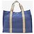 Hermès Borsa da Spiaggia Hurley TGM Blu Tote Borsa a Spalla Viaggio Nera - vista 3