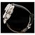 Tissot Relógio automático de aço com pulseira de couro preto - vista 4