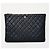 Chanel Borsa a mano caviar classica grande serie Nero - vista 2