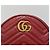Gucci Borsa rotonda GG Marmont Rosso - vista 3