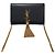 Saint Laurent Borsa Kate con catena e logo a frange Nero