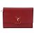 Louis Vuitton Billetera Compacta Capucines en Taurillon Roja