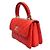 Trendy CC Chanel Borsa a spalla CC Small alla moda in pelle di agnello rossa Rosso - vista 3