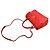 Trendy CC Chanel Borsa a spalla CC Small alla moda in pelle di agnello rossa Rosso - vista 5