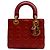 Dior Borsa tote Lady Cannage piccola corallo Arancione - vista 2