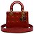 Dior Borsa tote Lady Cannage piccola corallo Arancione - vista 5