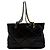 Chanel 19 Chanel Borsa a spalla grande in pelle di agnello lucida nera Nero - vista 4
