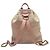 Chanel Zaino a secchiello con coulisse Deauville rosa - vista 4