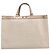 Fendi Borsa Tote e Borsa a Spalla FF Peekaboo in Tessuto Bianco - vista 4