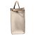 Fendi Borsa Tote e Borsa a Spalla FF Peekaboo in Tessuto Bianco - vista 5