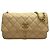 Chanel Wild Stitch Schultertasche mit Klappe und zwei Taschen in Elfenbein Weiß - Ansicht 2