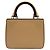 Chanel Mini Tote Bag mit Griff aus Bullskin in Beige der Saison Braun - Ansicht 4