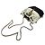Chanel Mini borsa a tracolla Gabrielle in perle bianche Bianco - vista 6