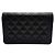 Chanel Borsa a tracolla Caviar Boy WOC Catena Nero Oro - vista 4