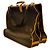 Louis Vuitton Valigia da viaggio portatile per abiti Monogram Marrone - vista 3