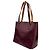 Louis Vuitton Borsa Tote Stockton Monogram Bordeaux Rosso - vista 3