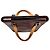 Louis Vuitton Borsa Tote Stockton Monogram Bordeaux Rosso - vista 7