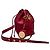 Fendi Borsa a secchiello in pelle Montrezo Rosso - vista 3