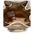 Céline Quilted Medium Women's Backpack Brown - view 7