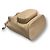 Céline Quilted Medium Women's Backpack Brown - view 8