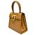 Salvatore Ferragamo Borsa Tote Gancini Kelly Small Camel Marrone - vista 3