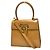 Salvatore Ferragamo Borsa Tote Gancini Kelly Small Camel Marrone - vista 7