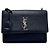 Saint Laurent Borsa a spalla media Sunset blu navy scuro