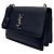 Saint Laurent Borsa a spalla media Sunset blu navy scuro - vista 3