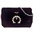 Jimmy Choo Mini borsa a tracolla in velluto Soft Madeleines Rosso - vista 2