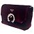 Jimmy Choo Mini borsa a tracolla in velluto Soft Madeleines Rosso - vista 3