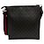 Gucci Borsa a tracolla media GG Supreme Web Stripe Nero - vista 4