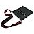 Gucci Borsa a tracolla media GG Supreme Web Stripe Nero - vista 6
