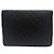 Chanel Clutch a soffietto in caviar cosmetico Nuova Media Nera Nero - vista 4
