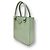 Prada Borsa Mini Tote Spazzolata Menta Verde - vista 3