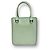 Prada Borsa Mini Tote Spazzolata Menta Verde - vista 4