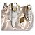 Louis Vuitton Borsa a Spalla Monogram Tahitienne Bianco - vista 6