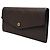 Louis Vuitton Cartera Larga Anfrent Sara Marrón Castaño - vista 3