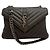 Saint Laurent Monogram College Medium Schultertasche Grau Braun - Ansicht 3