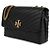 Tory Burch Borsa a spalla convertibile Kira Chevron Nero - vista 4