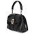 Chloé Mini borsa a spalla morbida in pelle grana PENELOPE Nero - vista 4