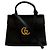 Gucci Bolso GG Marmont Mini con Asa Negra Negro - vista 8