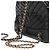 Chanel Schwarzer Chevron Gabrielle Rucksack - Ansicht 8