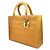 Dior Grande borsa tote e a spalla Lady in vernice gialla Cannage Giallo - vista 2