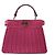 Fendi Mini Peekaboo oro intrecciato viola e borsa a tracolla Porpora