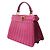 Fendi Mini Peekaboo oro intrecciato viola e borsa a tracolla Porpora - vista 2