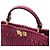 Fendi Mini Peekaboo oro intrecciato viola e borsa a tracolla Porpora - vista 7
