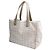 Chanel Borsa tote e borsa a spalla in jacquard beige Marrone - vista 2