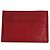 Alexander Mcqueen Porta tarjetas de oro rojo con calavera Roja - vista 2